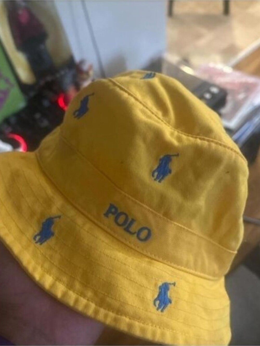Polo Ralph Lauren Men's Yellow Bucket Hat